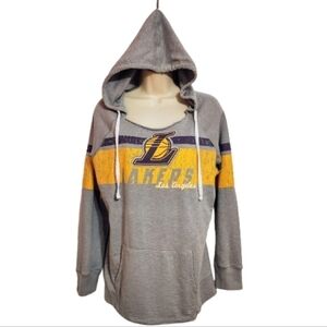 NBA Los Angeles Lakers Graphic Oversized Hoodie X Large